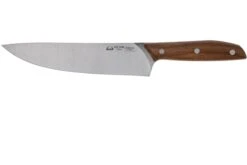 Due Cigni 1896, 2C1009NO Couteau De Chef 20 Cm, Bois De Noyer