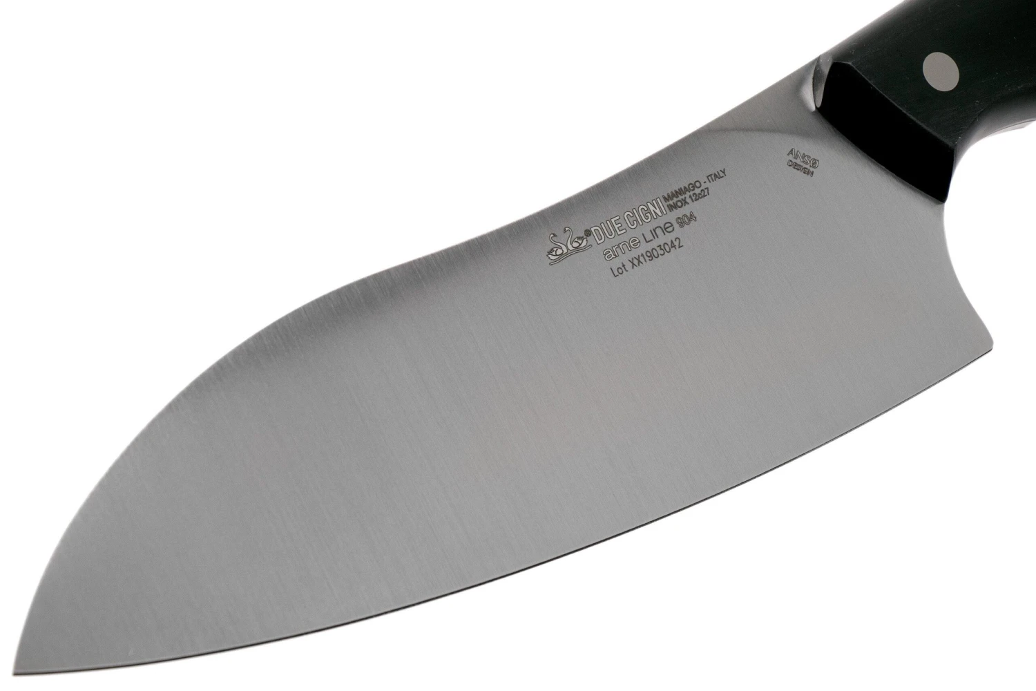 Due Cigni Arne Line Santoku 19 Cm, Noir 5 Due Cigni Arne Line Santoku 19 Cm, Noir – Image 3