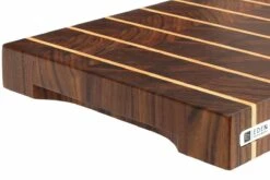 Eden Planche à Découper Faite à La Main, Noyer Américain Avec Rayures, 37x27 Cm -Leatherman Soldes EQP004 3727 02 eden snijplank eqp004 3727 d2