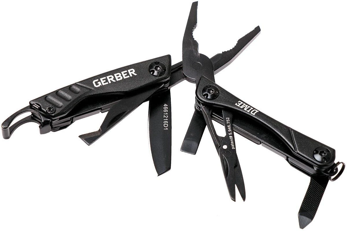 Gerber Dime Micro Pince Multifonction Noire, 30-000469 4 Gerber Dime Micro Pince Multifonction Noire, 30-000469 – Image 2
