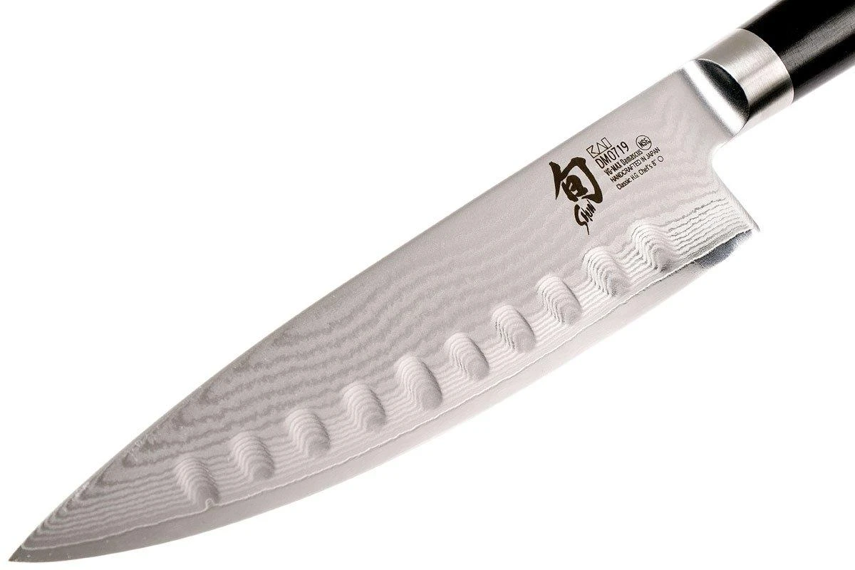 Kai Shun Couteau De Chef à Lame Alvéolée 20 Cm 5 Kai Shun Couteau De Chef à Lame Alvéolée 20 Cm – Image 3