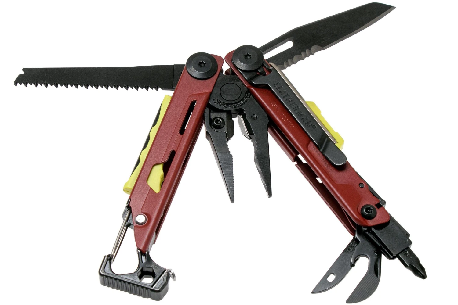 Leatherman Signal Crimson Red Pince Multifonction De Survie 2745, étui Nylon 5 Leatherman Signal Crimson Red Pince Multifonction De Survie 2745, étui Nylon – Image 3