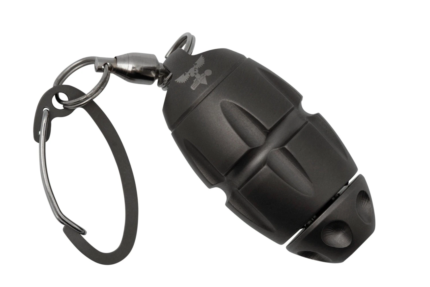 LionSteel Eggie Grey Titanium EG-GY Porte-clés, Set D'embouts Et Multitool 3 LionSteel Eggie Grey Titanium EG-GY Porte-clés, Set D'embouts Et Multitool