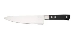Maserin TEGI 2500-19PN Couteau De Chef Noir, 19 Cm