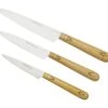Nontron Traditional Set Of 3 Kitchen Knives, T3OFRBU Set De 3 Couteaux 2 Nontron Traditional Set Of 3 Kitchen Knives, T3OFRBU Set De 3 Couteaux -Leatherman Soldes NNT3OFRBU 01 nontron