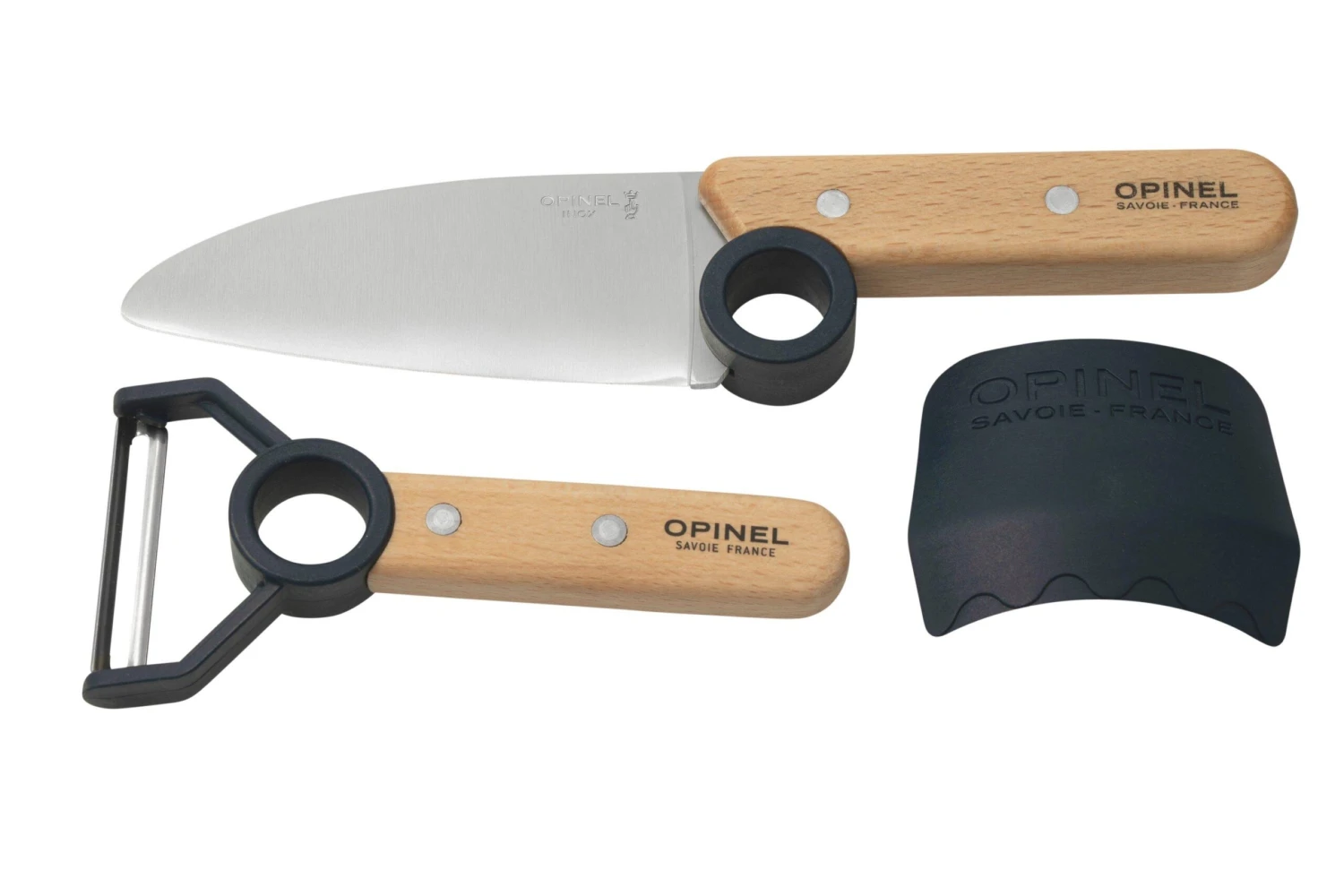 Opinel Le Petit Chef 002605 Set De Couteaux De Cuisine, Bleu 2 Opinel Le Petit Chef 002605 Set De Couteaux De Cuisine, Bleu
