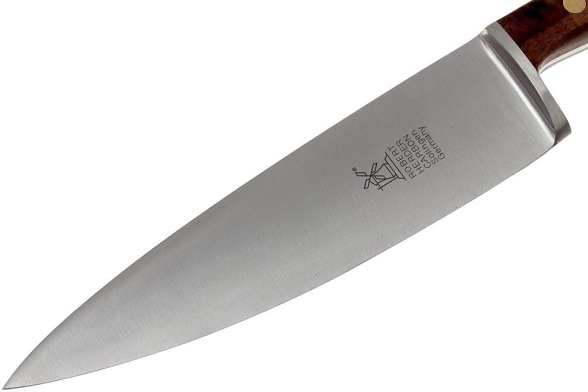 Robert Herder 1922 Couteau De Chef 18 Cm, Noyer 4 Robert Herder 1922 Couteau De Chef 18 Cm, Noyer – Image 2