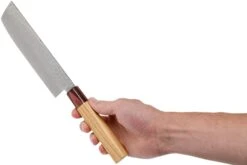 Sakai Takayuki Nakiri 33-Layer Damascus Hammered WA 16 Cm 13 Sakai Takayuki Nakiri 33-Layer Damascus Hammered WA 16 Cm -Leatherman Soldes TA07473 06 sakai takayuki