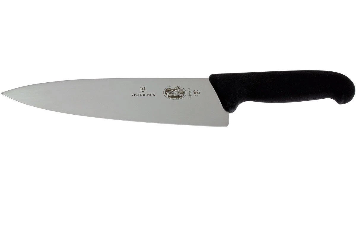 Victorinox Fibrox Couteau De Chef 20 Cm 5.2063.20 3 Victorinox Fibrox Couteau De Chef 20 Cm 5.2063.20