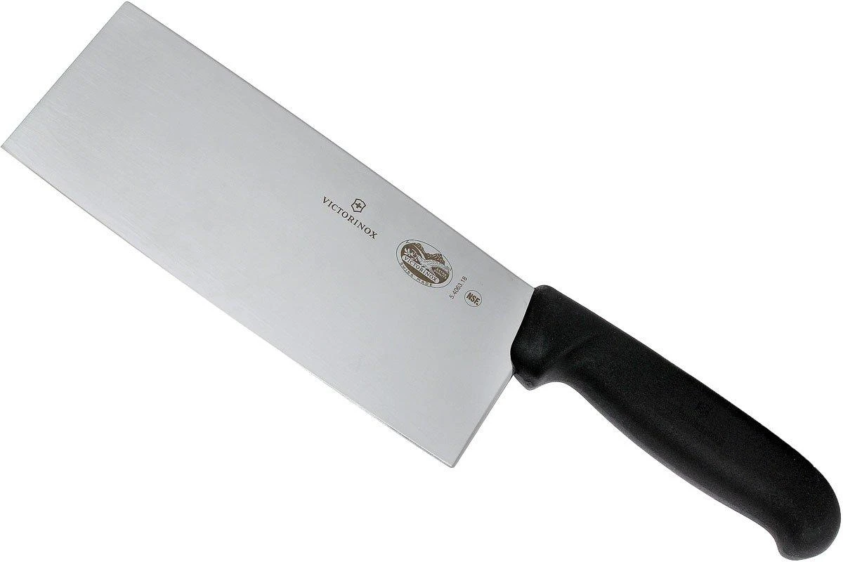 Victorinox Fibrox Couteau De Chef Chinois 18 Cm 5.4063.18 2 Victorinox Fibrox Couteau De Chef Chinois 18 Cm 5.4063.18