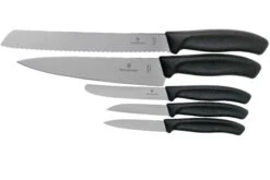 Victorinox SwissClassic 6.7133.5G Set De 5 Couteaux De Cuisine, Noir