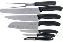 Victorinox SwissClassic 6.7133.7G Set De 7 Couteaux De Cuisine, Noir