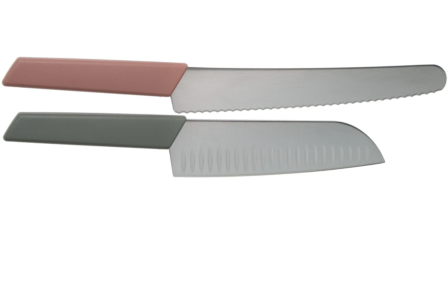 Victorinox Swiss Modern Set De Couteaux, Deux Pièces, Couteau à Pain Et Santoku 4 Victorinox Swiss Modern Set De Couteaux, Deux Pièces, Couteau à Pain Et Santoku – Image 2