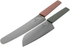 Victorinox Swiss Modern Set De Couteaux, Deux Pièces, Couteau à Pain Et Santoku 7 Victorinox Swiss Modern Set De Couteaux, Deux Pièces, Couteau à Pain Et Santoku -Leatherman Soldes VT6 9096 22G 03 victorinox