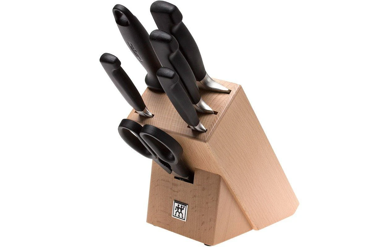 Zwilling Four Star Bloc à Couteaux, 6 Pièces, 35066-000 3 Zwilling Four Star Bloc à Couteaux, 6 Pièces, 35066-000